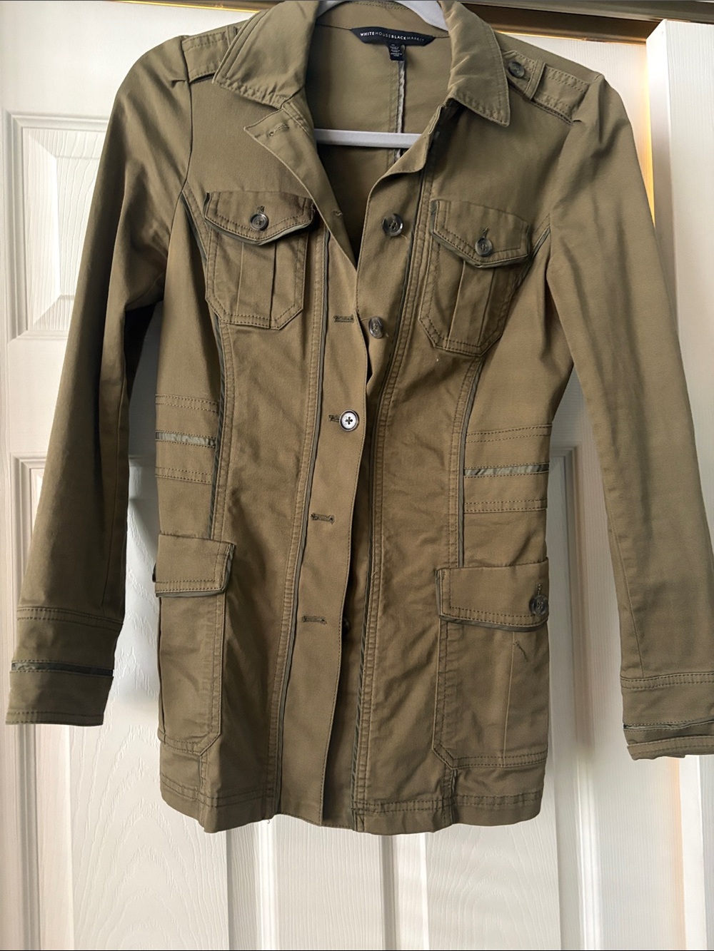 White House Black Market women’s Khaki  Jacket